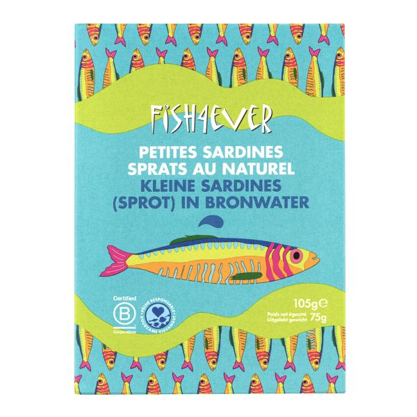 Petites sardines (sprats) au naturel - 1
