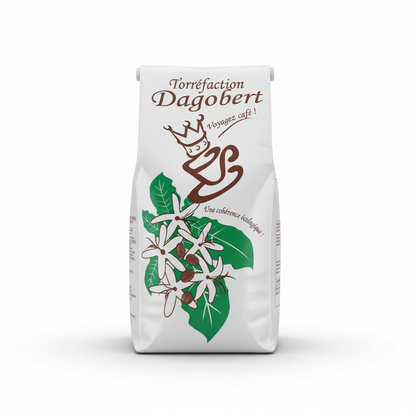 Les Cafés Dagobert -- Mélange globe-trotteur 100% arabica, bio et équitable - grains - 1 kg